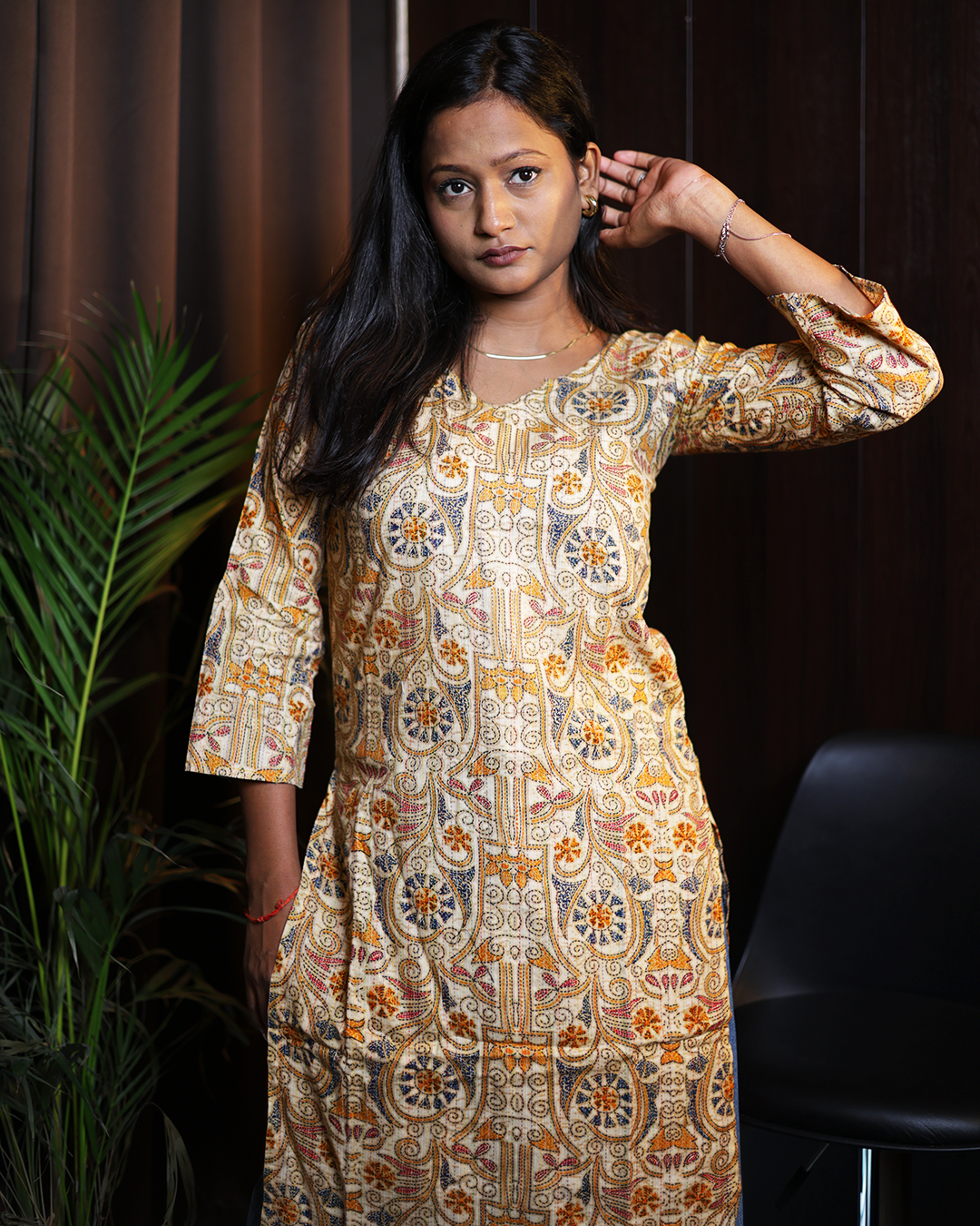 Sunset Mosaic Heritage Kurti