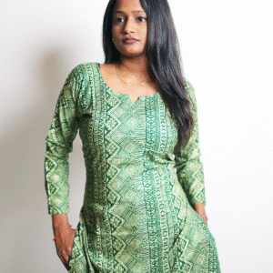 Verdant Rhythm Ethnic Kurti